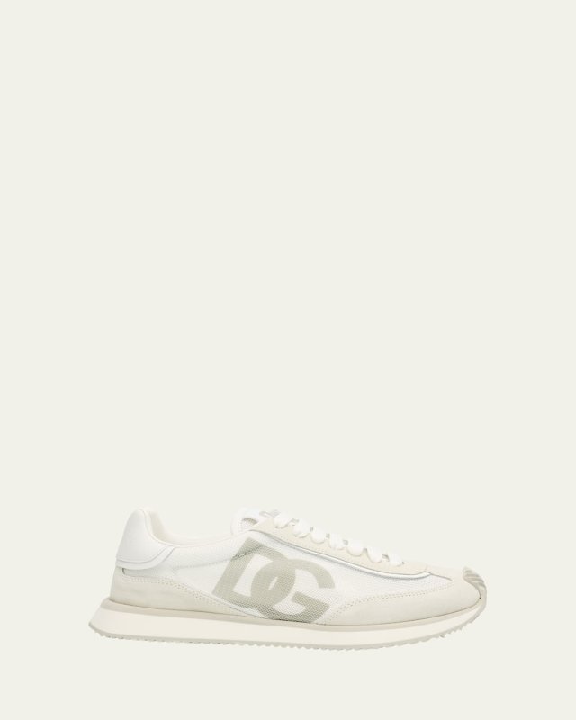Mixed-Material DG Cushion Sneakers